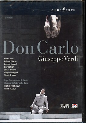 #ad Don Carlo: The Royal Concertgebouw Orchestra Chailly DVD 2005 NEW $12.00