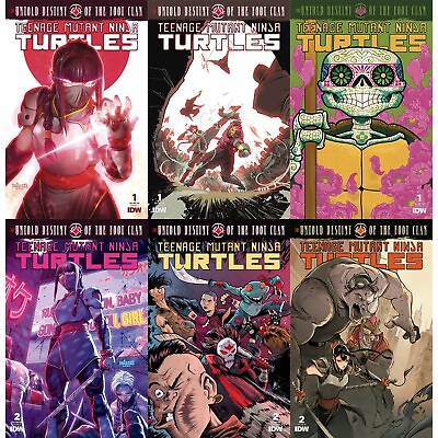 #ad TMNT: Untold Destiny of the Foot Clan 2024 1 2 IDW Publishing COVER SELECT $3.88