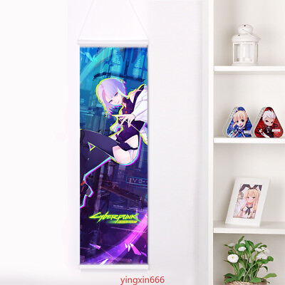 #ad Lucy Cyberpunk：Edgerunners Anime Poster HD 150*50cm Art Wall Scroll Home Decor $25.99