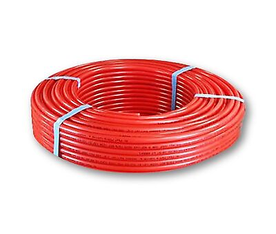 #ad 3 8quot;in x 100#x27;ft Red PEX B Oxygen O2 Tubing Barrier for Radiant Floor Heating USA $54.99