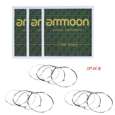 #ad 12pcs High Quality Violin Strings for Size 4 4 amp; 3 4 Violin E A D G String K5A3 $8.99