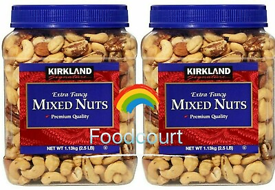 #ad 2 Packs Kirkland Signature Extra Fancy Mixed Nuts 40 OZ 2.5 LB Each Pack $49.50