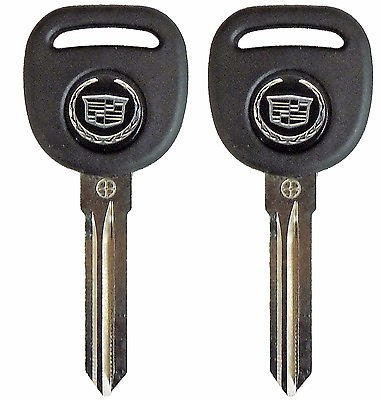#ad 2 Circle Plus Transponder Chip Keys for Cadillac Escalade CTS DTS with logo. $19.99