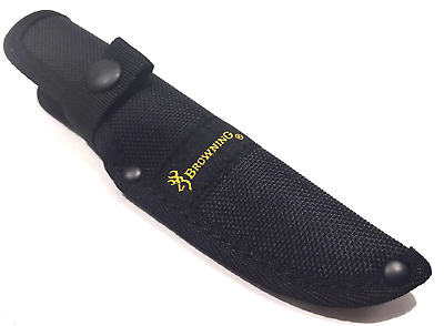 #ad Browning Black Nylon Belt Sheath 6.5quot; Fixed Blade Skinning Hunting Knife $10.95