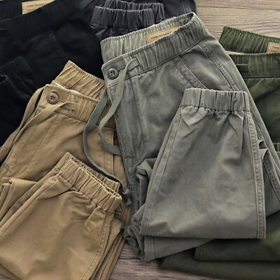#ad Men#x27;s Casual Joggers Pants Sweatpants Cargo Combat Loose Sport Workout Trousers $19.98