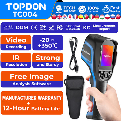 #ad 🔥NEW Infrared Thermal Imager TOPDON TC004 Handheld Thermal Camera 20℃ 350℃ $289.00