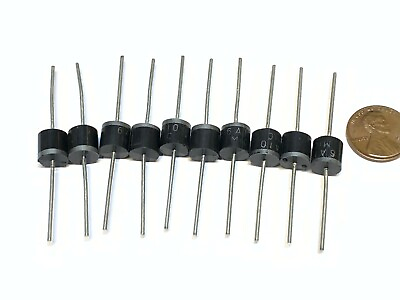 #ad 10 Pieces Switching Schottky Rectifier Diode 1000v 6a 10pcs 6 amp axial 1kv B13 $8.47