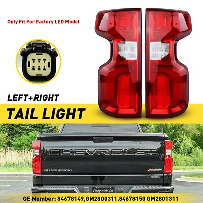 #ad 2x Tail Light Brake Lamp LH RH For 2020 2023 Chevrolet Silverado 2500 HD 3500 HD $229.99