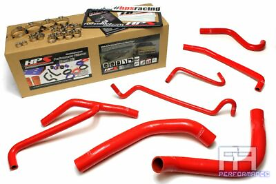 #ad HPS Silicone Radiator Heater Hose Kit For Ford 11 14 Mustang 3.7L 3.7 V6 Red $281.20