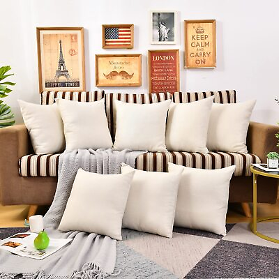 #ad Throw Pillow Covers Bulk Linen Blank Couch Cushion Pillow Case for Vinyl Subl... $39.38