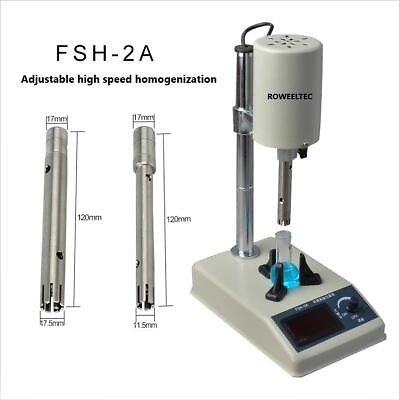 #ad Adjustable High Speed Emulsifying Homogenizer Laboratory Dispenser 220V 300W A# $194.40