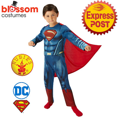#ad CK1942 Deluxe Superman Superhero Hero Fancy Kid Child Boys Book Week Costume AU $26.50