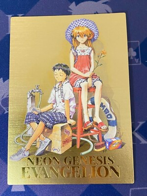 #ad Asuka Shinji SP8 Carddass Masters 1998 Foil Neon Genesis Evangelion Card $65.00