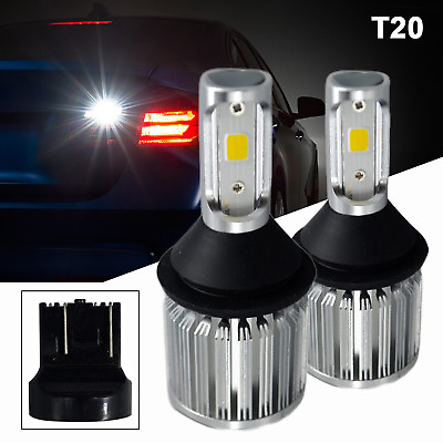 #ad A1 2x W21W 7443 LED Bulb COB 30W Extremely Bright Back Up Light 6K Xenon White $26.77