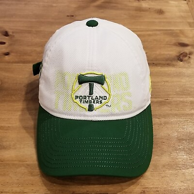 #ad Portland Timbers Soccer Hat Cap Strap Back White Green MLS Casual Cotton Dad $9.06