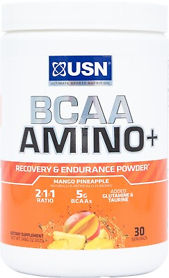 #ad USN BCAA Amino Recovery amp; Endurance Powder 30 Servings Pick Your Flavor $12.99