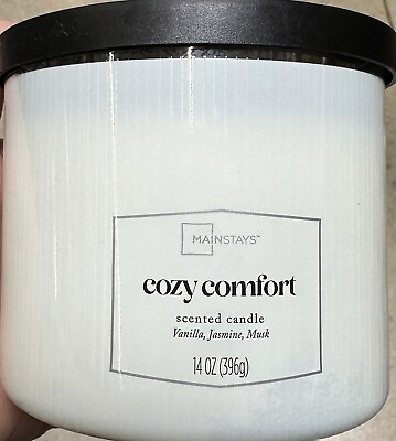 #ad Mainstays 3 Wick Textured Wrapped Cozy Comfort Scented Candle $15.00
