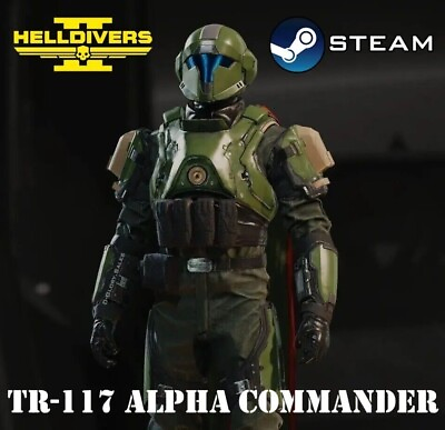 #ad TR 117 Alpha Commander Armor Steam Key Helldivers 2 INSTANT DELIVERY $5.49