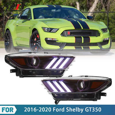 #ad Projector Headlights for Ford Mustang 2015 2016 2017 GT V6 LED DRL Signal Lamps $279.99