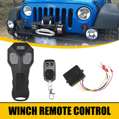 #ad Wireless Winch Remote Control Kit DC 12V Switch Handset for Jeep ATV SUV Truck $17.99