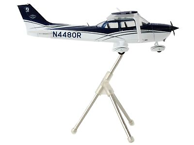 #ad Cessna 172 Skyhawk Aircraft quot;N4480Rquot; Blue and White quot;Gemini General Aviationquot; S $102.67