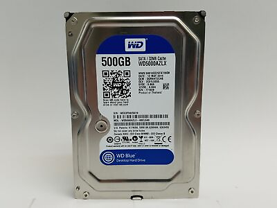 #ad Western Digital WD Blue WD5000AZLX 500 GB 3.5quot; SATA III Hard Drive $9.99