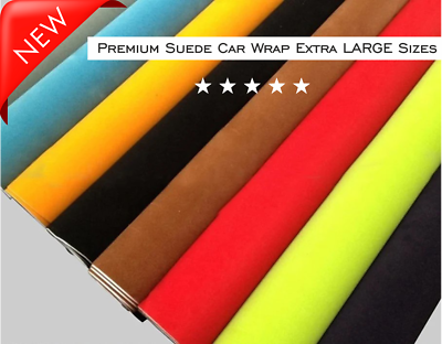 #ad Suede Car Wrap Kit Bubble Free Velvet Film Sheet Decal Skin vinyl sticker Large $21.50