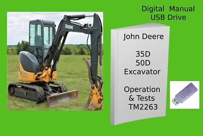 #ad John Deere 35D and 50D Excavator Operation amp; Tests Technical Manual See Desc $24.99