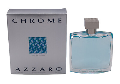 #ad Chrome by Azzaro 3.4 oz EDT Cologne for Men New In Box $31.96