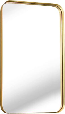 #ad Gold Bathroom Mirror 30quot;×20quot; Mirror for Wall 30×20 inches $83.96