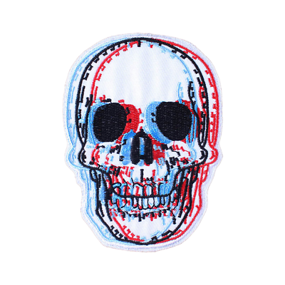 #ad Skull DIY Embroidery Sew On Iron Patch Badge Fabric Craft Applique Clothes Punk $5.40