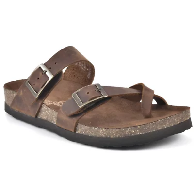 #ad Mountain Sole Ladies Leather Sandal $30.61