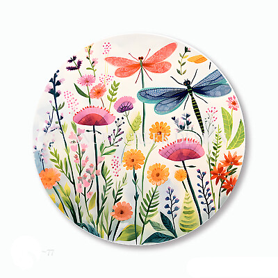#ad Gorgeous Summer Wildflowers and Dragonflies Stickers Favors Envelope Seals $4.09