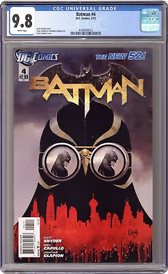 #ad Batman #4A Capullo 1st Printing CGC 9.8 2012 4348660012 $145.00