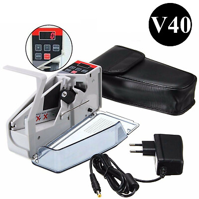 #ad Portable Bill Counter Mini Cash Money Currency Counter Banknote Counting Machine $38.90