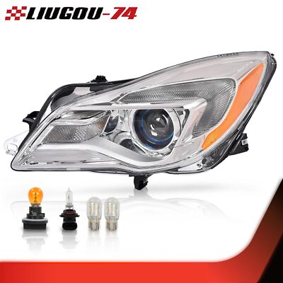 #ad Fit for 14 17 Buick Regal Factory Headlight HeadLamp w Bulb Left Driver Side New $86.90