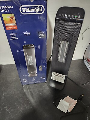 #ad Delonghi 1500W Ceramic Tower Space Heater w Thermostat NO Remote. $45.00
