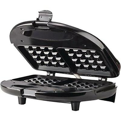 #ad Brentwood TS 243 Non Stick Dual Waffle Maker Black $14.09