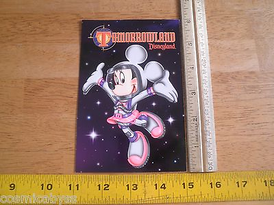 #ad Tomorrowland 1998 Opening Disneyland Minnie Mouse astronaut postcard unused $4.50