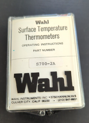 #ad WAHL Surface Temperature Thermometer Model S700 2A $80.00