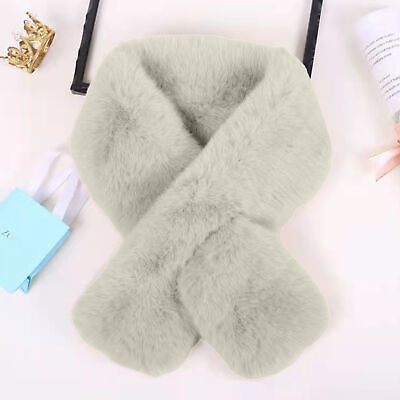 #ad Neck Warmer Cozy Cold Resistant Windproof Winter Girls Neck Warmer Solid Color $9.13