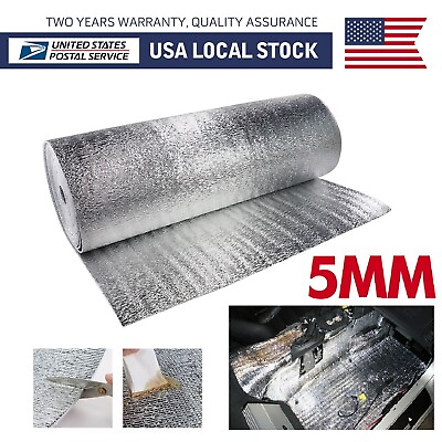 #ad 120quot;x40quot; Heat Shield Thermal Barrier Reflective EPE Foam Insulation Mat 197MIL $26.99