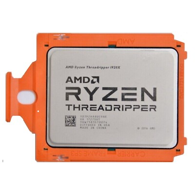 #ad AMD Ryzen Threadripper 1920X CPU Processor 3.5GHz 12 Core str4 Supports X399 $150.00