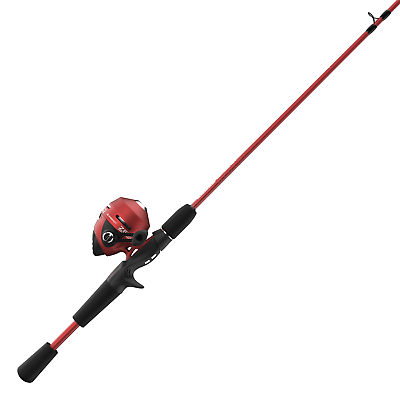 #ad Slingshot Spincast Reel and Fishing Rod Combo Red $10.80