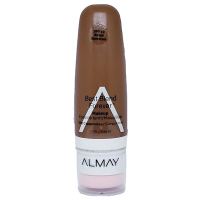 #ad Almay Best Blend Forever Foundation Makeup SPF 40 200 Cappuccino 1 fl oz $7.42