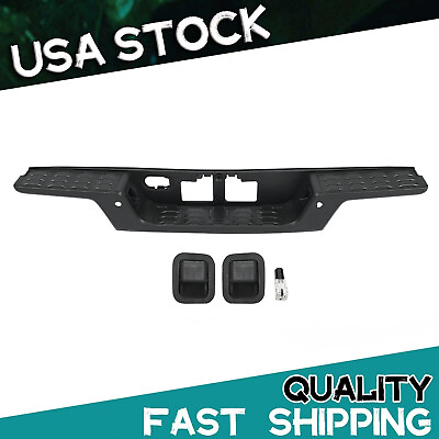 #ad NEW Textured Black Rear Bumper Step Pad For Toyota Tacoma 2016 2023 w Park Asst $69.60