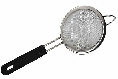 #ad 5.5 Inch Stainless Steel Oil Mesh Food Strainer With Long Handle $10.37