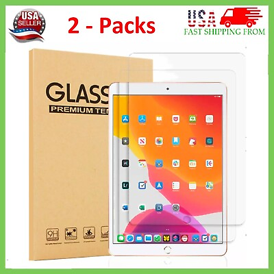 #ad 2 Pack HD Tempered GLASS Screen Protector for Apple iPad 5th amp; 6th Generation $7.47