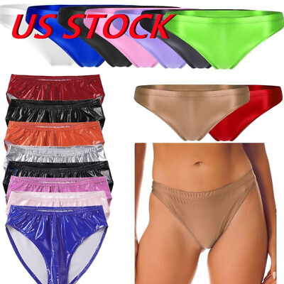 #ad US Women Sexy Panties Mini Brief Solid Color Knicker Underwear Swimwear Bikini $7.75