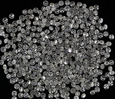 #ad Natural Loose Diamond Round G H Color I1 I3 Clarity 1.10To1.25 MM 25 Pcs Lot NQ6 $54.00
